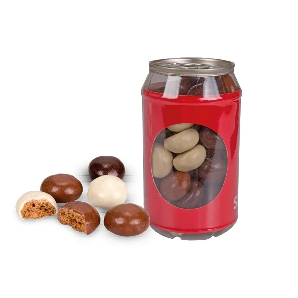 scatola lattina con cioccolatini